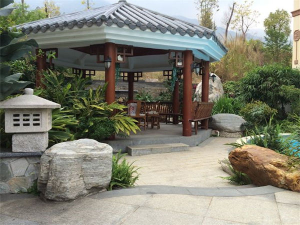 西安庭院石材景观制作
