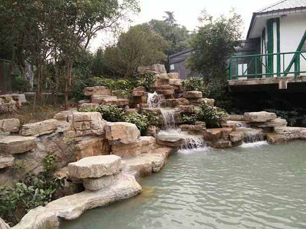 西安假山水系驳岸工程